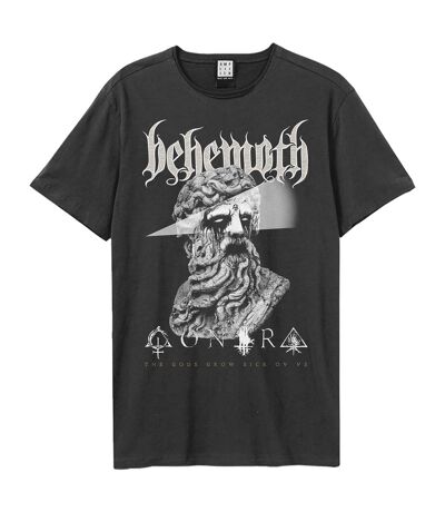 Unisex adult the gods grow sick of us behemoth t-shirt charcoal Amplified