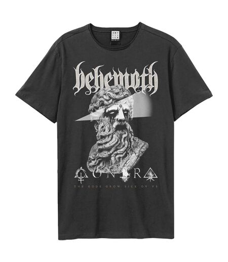 Unisex adult the gods grow sick of us behemoth t-shirt charcoal Amplified