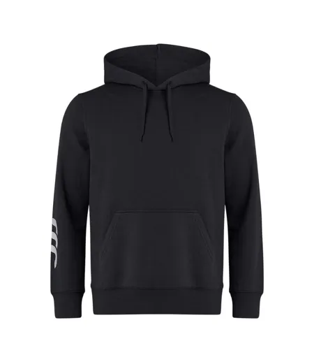 Mens Club Hoodie Black Canterbury