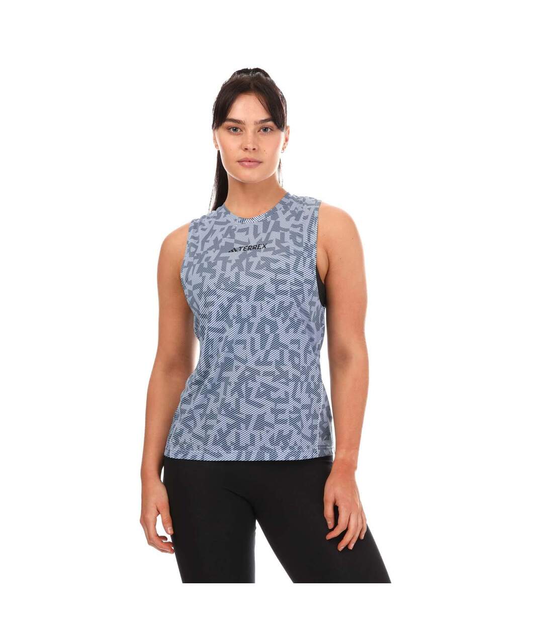 Débardeur terrex agravic femme bleu Adidas-1