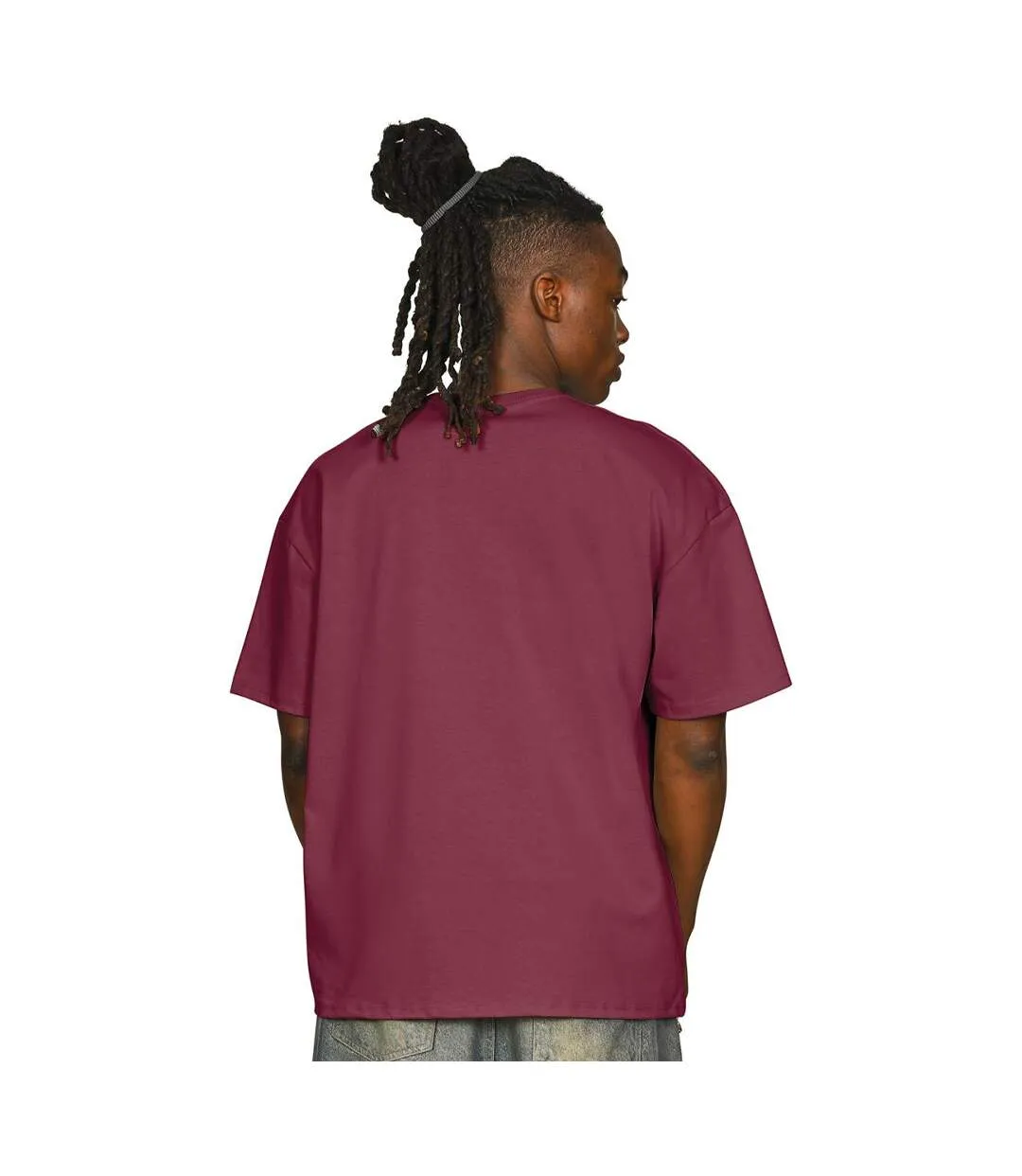 T-shirt Supreme Adulte Bordeaux Casual Classics-4