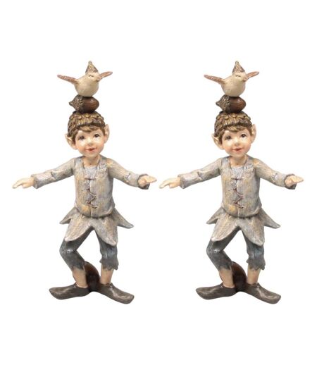 Figurine fée en résine (Lot de 2)