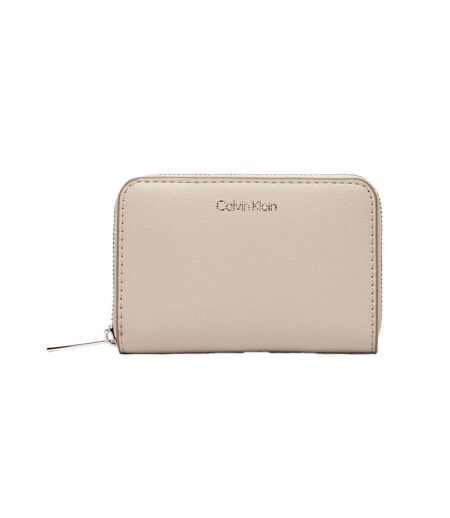 Portefeuille beige femme calvin klein jeans foil