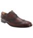 Goor Mens Leather Lace-Up Oxford Brogue Shoes (Brown) - UTDF130
