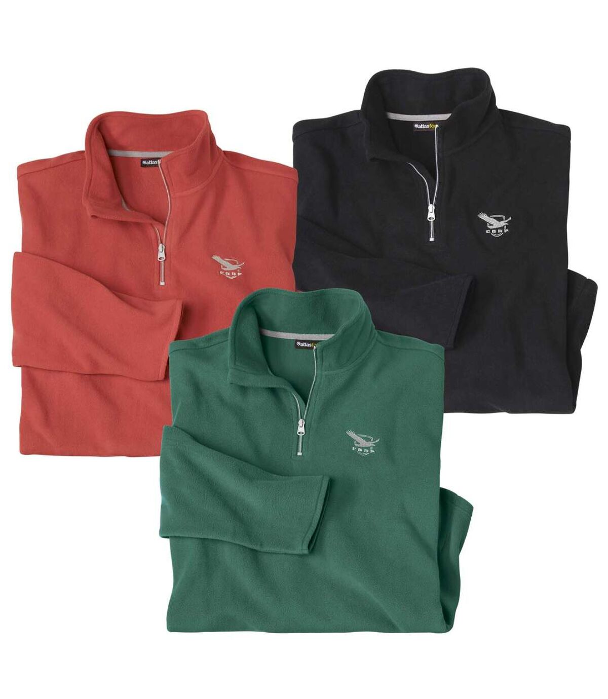 3er-Pack Pullover aus Microfleece Atlas For Men