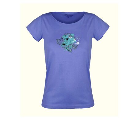 Tee-shirt femme MAYFLOWER DANIELE3 bleu lavande : le confort d'une coupe large