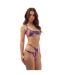 Ensemble Maillot De Bain 2 Pièces Style Tie-dye Femme Rose Bleu Off White-1