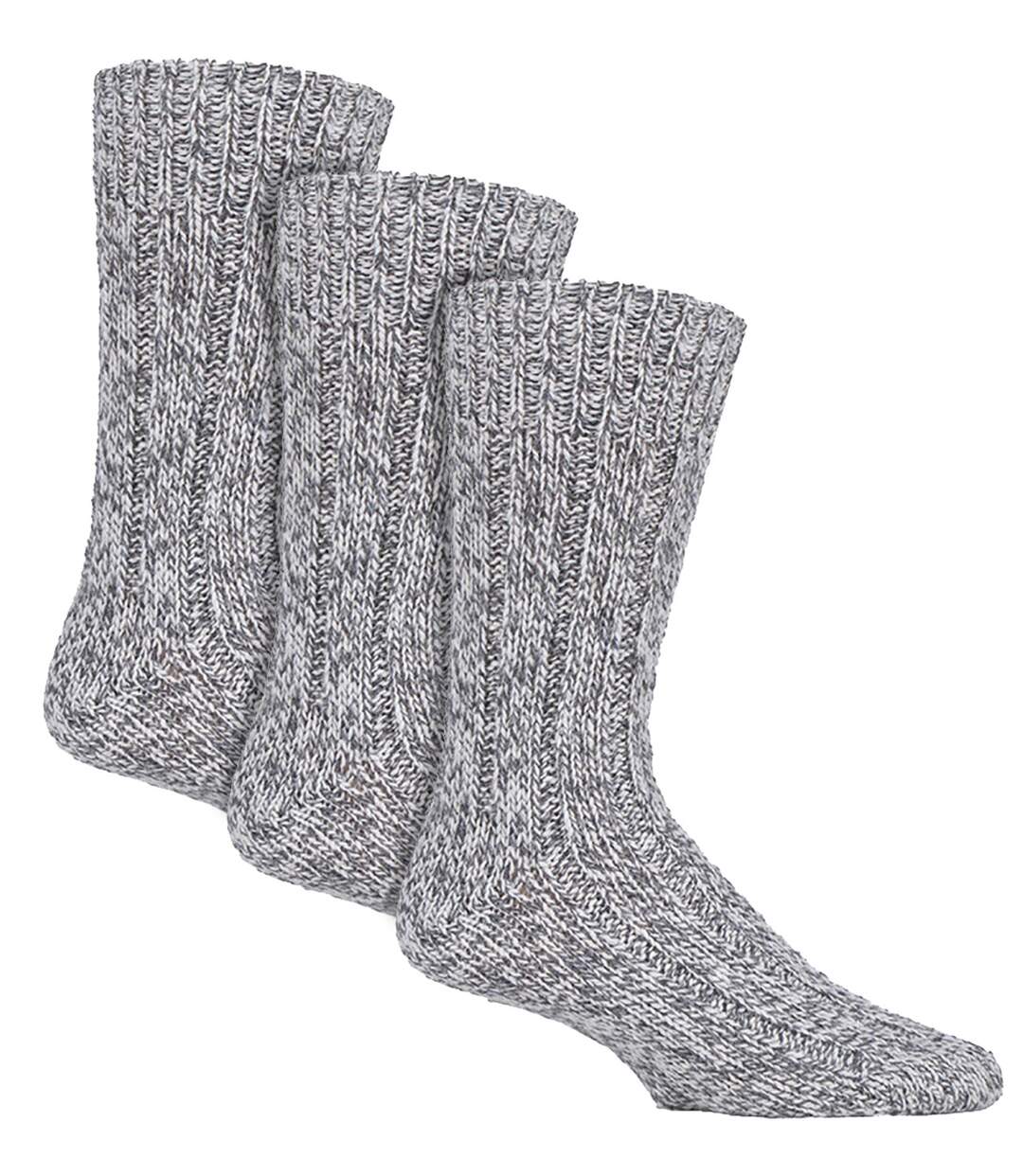 Country Pursuit - 3 Pair Mens Wool Boot Socks-1