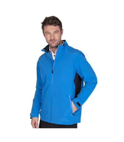 Veste imperméable homme turquoise/noir Island Green