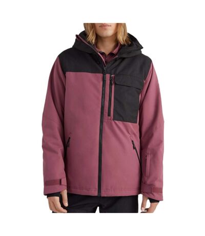 Manteau de Ski Bordeaux/Noir Homme O'Neill Utlty - L