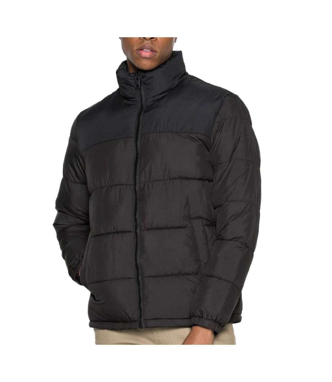 Doudoune Noire Homme Jack & Jones Puffer Collar - L