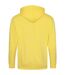 Mens full zip hoodie sun yellow Awdis