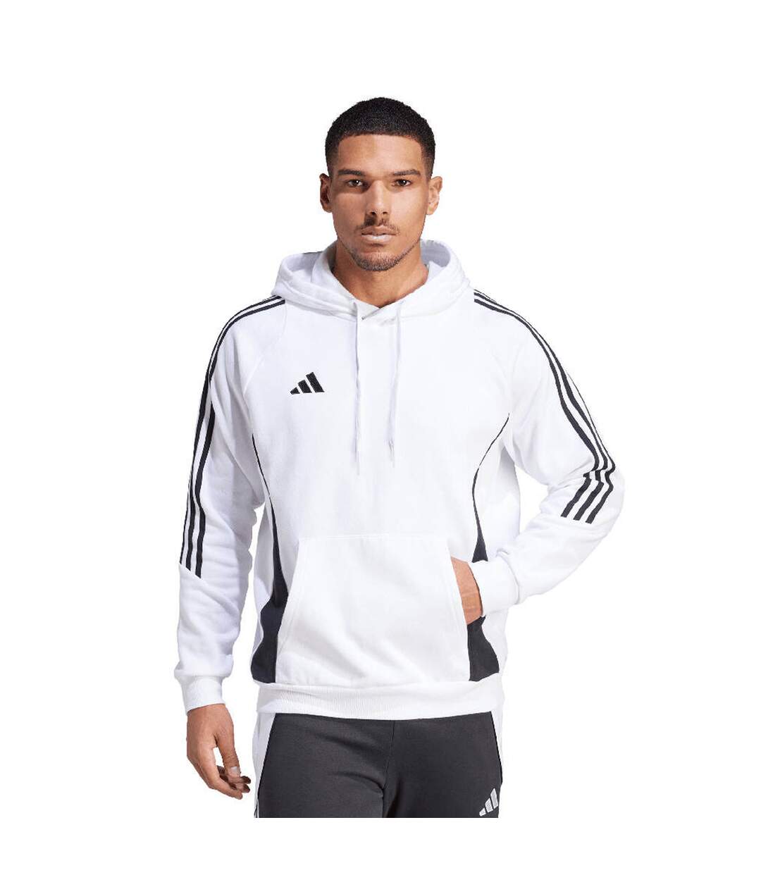 Sweat À Capuche Tiro Homme Blanc Adidas-1