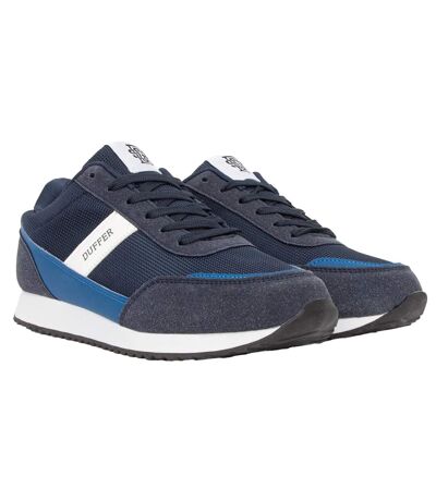 Mens spence trainers navy Duffer