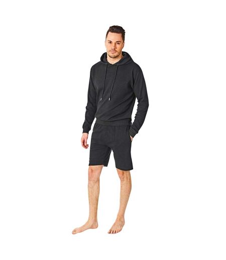 Mens hooded top & shorts set charcoal RIPT Essentials