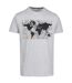 Trespass Mens Chera Printed T-Shirt (Grey Marl) - UTTP6330