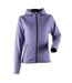 Tombo Womens/Ladies Lightweight Running Hoodie (Purple Marl) - UTPC6289