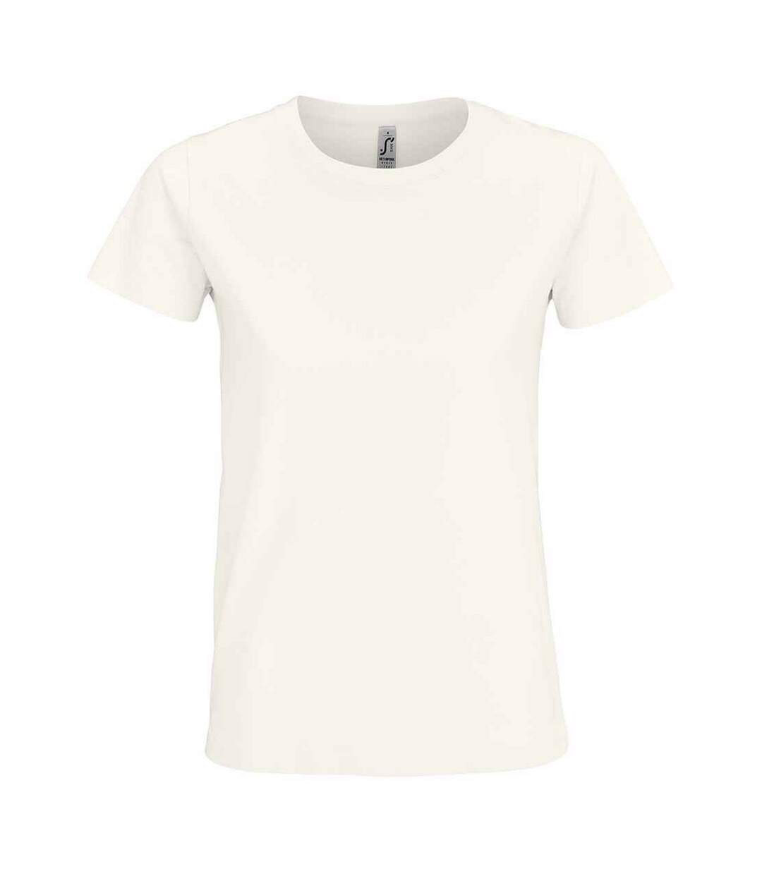 T-shirt Imperial Femme Blanc Cassé SOLS-1