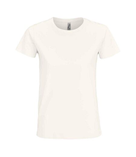 T-shirt Imperial Femme Blanc Cassé SOLS