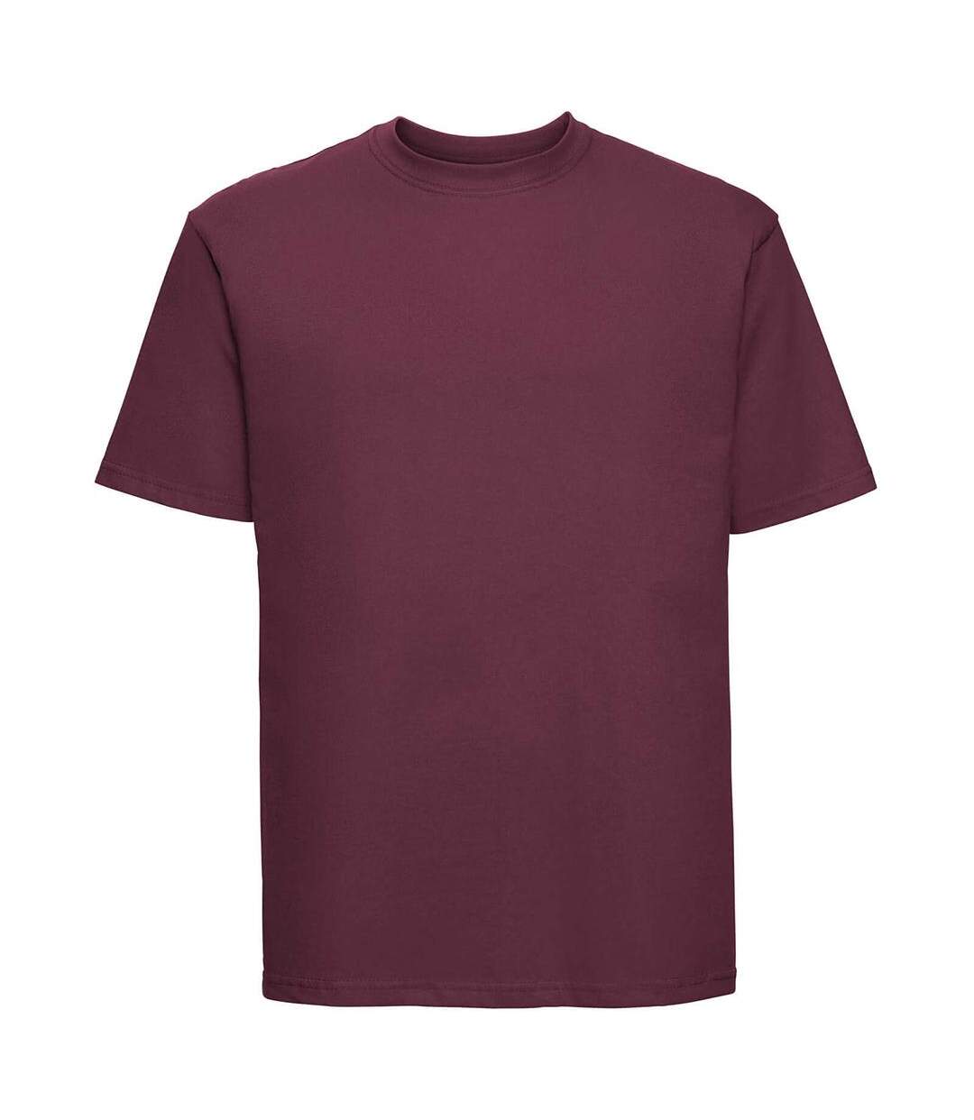 T-shirt À Manches Courtes Homme Bordeaux Russell-1