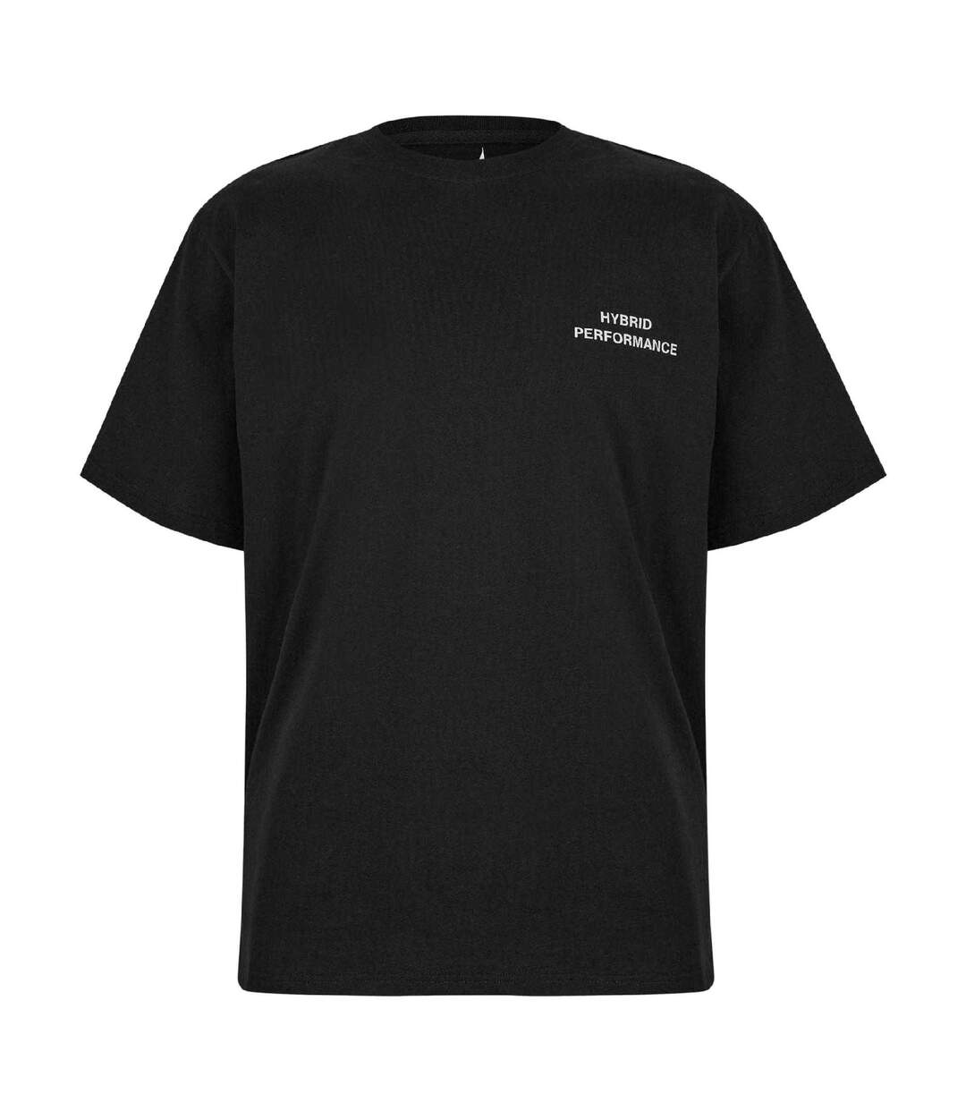 T-shirt Manches Courtes Homme Noir Hybrid Performance-2