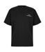 T-shirt Manches Courtes Homme Noir Hybrid Performance-2