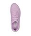 Womens/ladies Uno Stand On Air Pastel Trainers Lavender Skechers-3