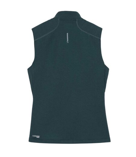 Womens/ladies Cloudspun Sleeveless Running Vest Green Puma