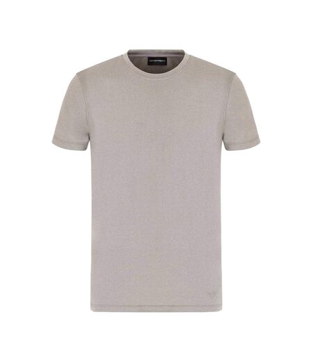 Mens Slim Short-sleeved T-shirt Grey Emporio Armani EA7