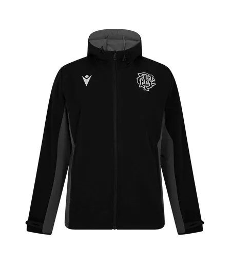 Veste Softshell Barbarians 24/25 Homme Noir Blanc Macron