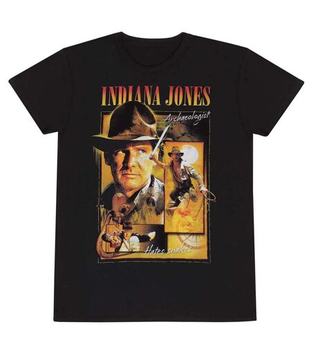 Indiana Jones - T-shirt HOMAGE - Adulte (Noir) - UTHE1702