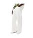 Jean blanc homme lacoste runway wide-1