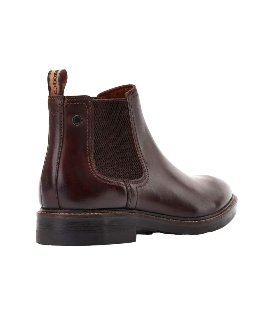 Mens Portland Leather Chelsea Boots Dark Brown Base London-2