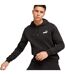 Sweat À Capuche Style Petit Logo Ess+ Col Homme Noir Puma-1
