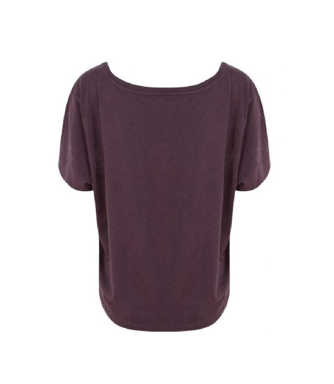 T-shirt court daintree femme violet sombre Ecologie-2