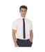 Chemise À Manches Courtes En Popeline  Collection Pour Homme Blanc Russell-1
