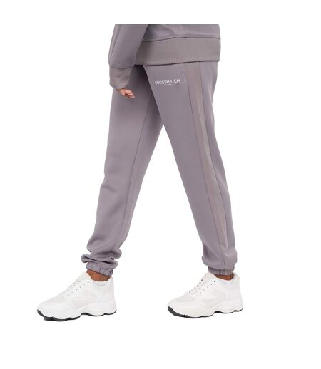 Pantalon de survêtement genova femme gris Crosshatch Crosshatch