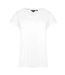 Womens/ladies pernille cut out t-shirt white Weird Fish-1