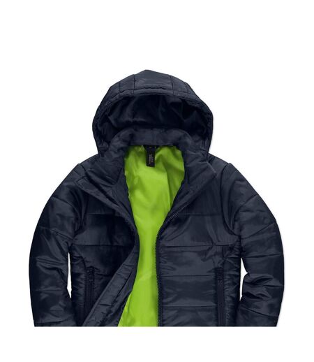 Veste Superhood Femme Bleu Marine Vert Néon B&C