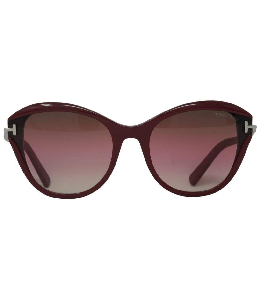 Womens/ladies Leigh Shiny Sunglasses One Size Red Tom Ford-1