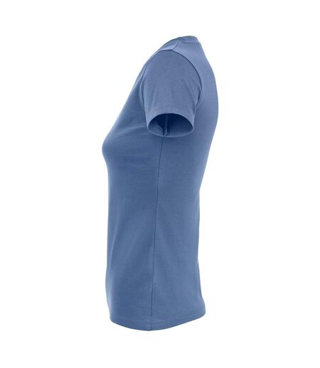 SOLS Womens/Ladies Imperial Heavy Short Sleeve Tee (Blue)