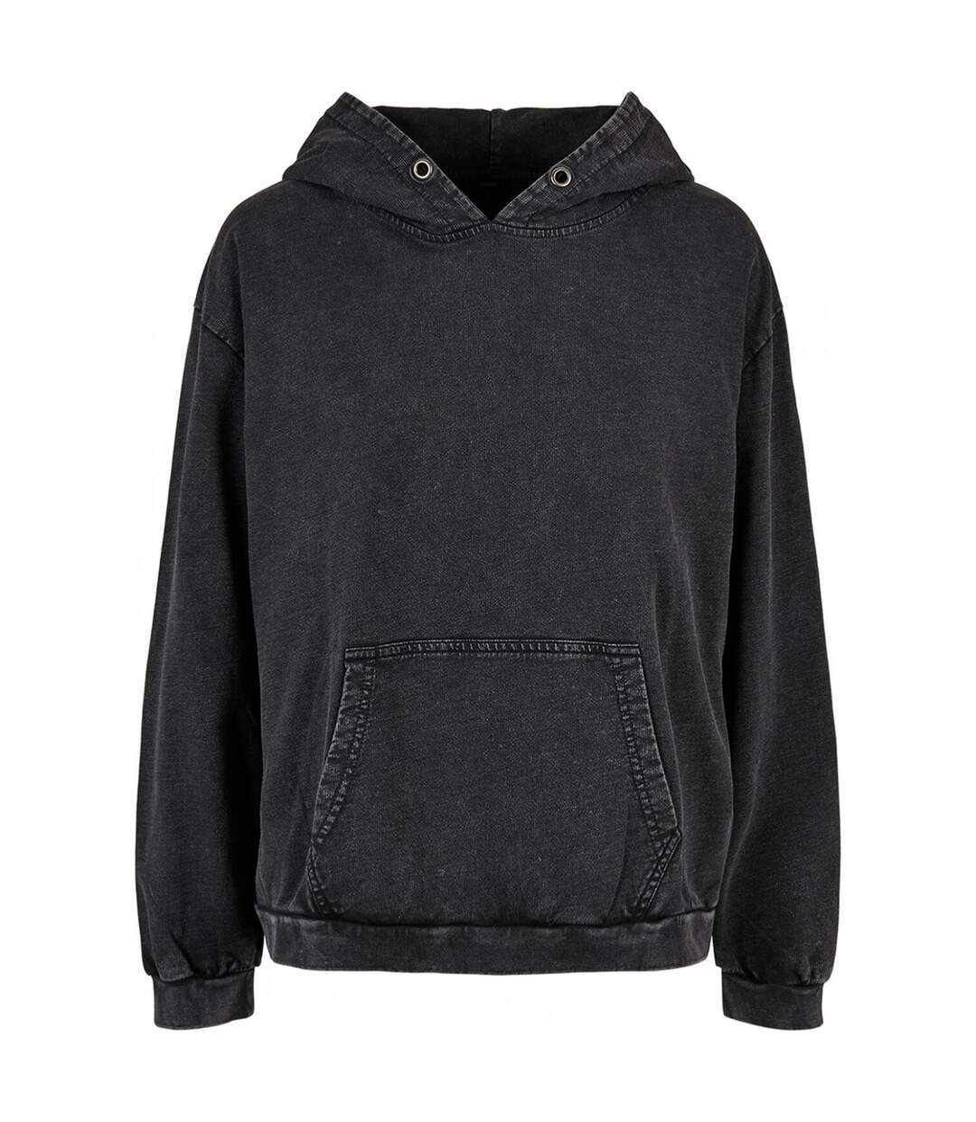 Sweat À Capuche Femme Noir Build Your Brand-2
