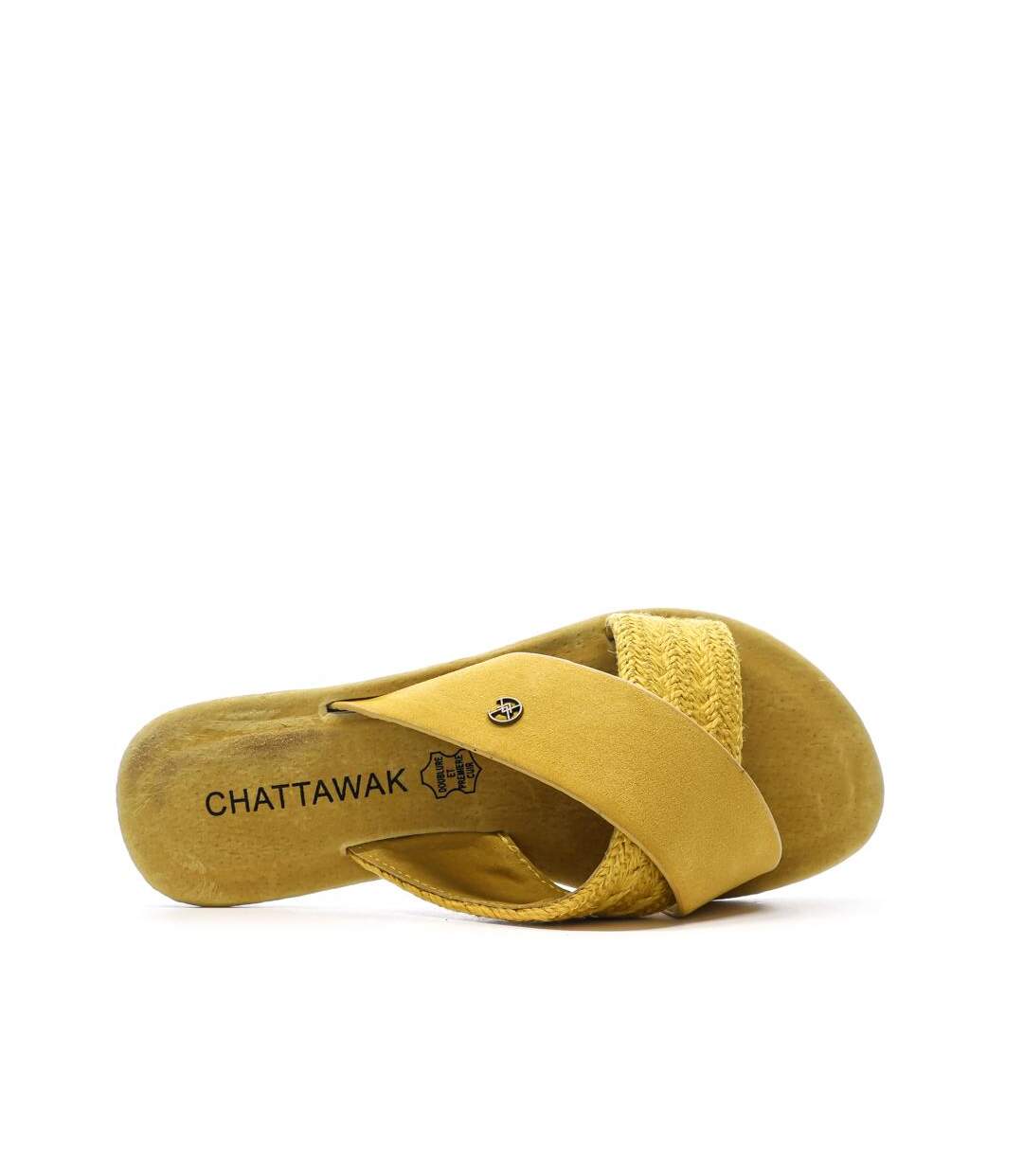 Sandales jaune femme chattawak dacota-4