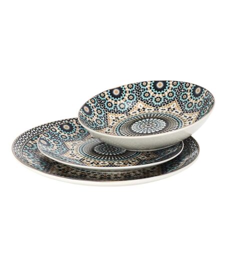 Lot de 6 Assiettes à Dessert Noura 20cm Multicolore