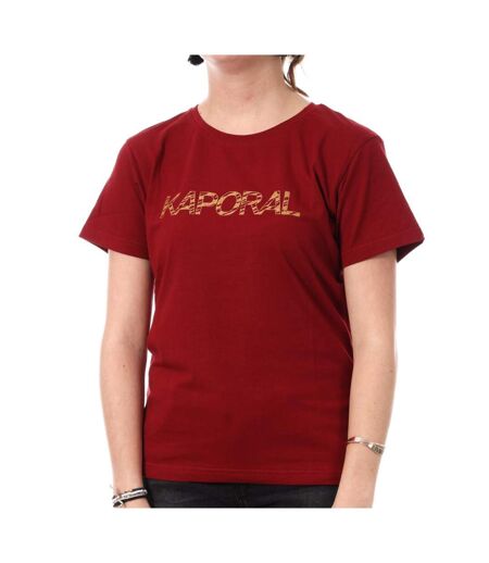 T-shirt Rouge Femme Kaporal SELORH24 - L