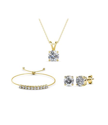 Parures Crystal Mia, Cristal d'Autriche, Zircon d'Autriche