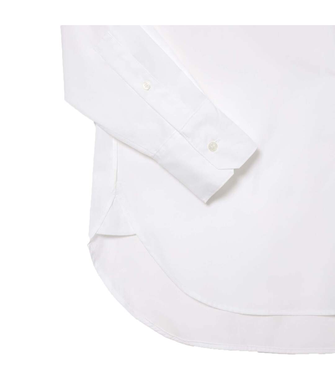 Womens/ladies pocket oversized shirt white Lacoste-3