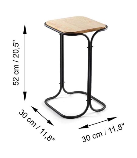 Bout de canapé en métal Seat