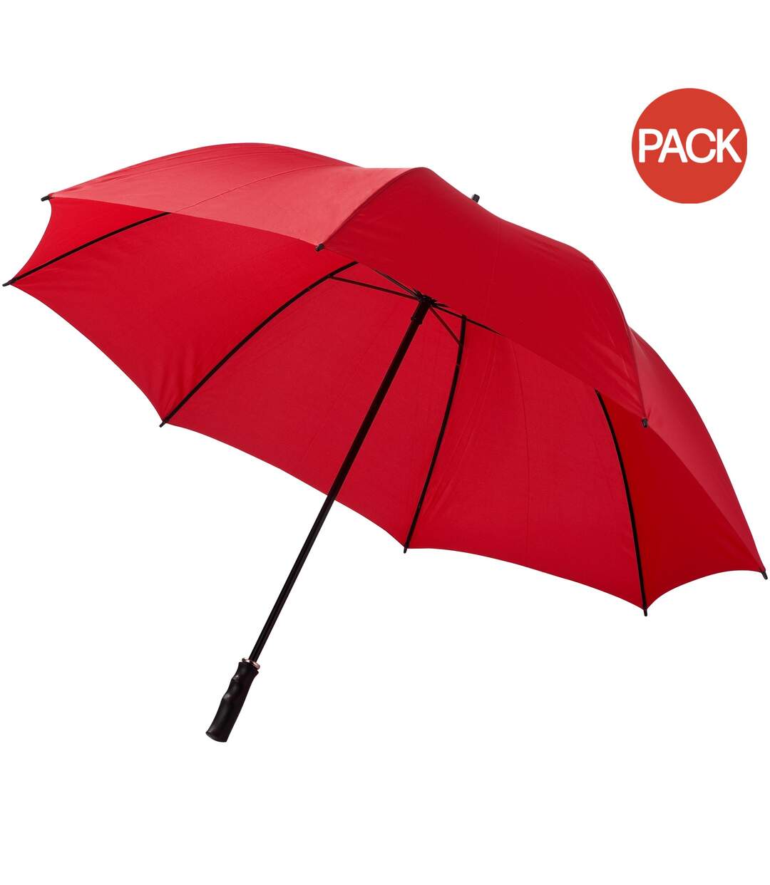 Parapluie zeke golf taille unique rouge Bullet-1