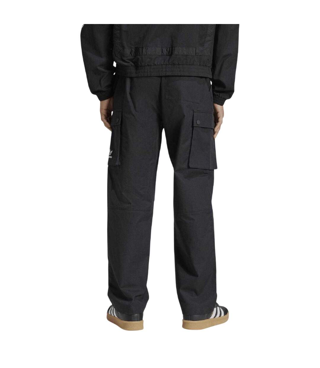 Pantalon À Poches Motif/style Texte Homme Noir Adidas-3
